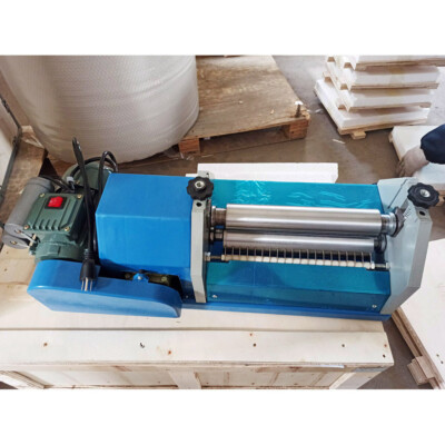 110V Automatic Gluing Coating Machine Paper Leather Make White Latex Office Art
