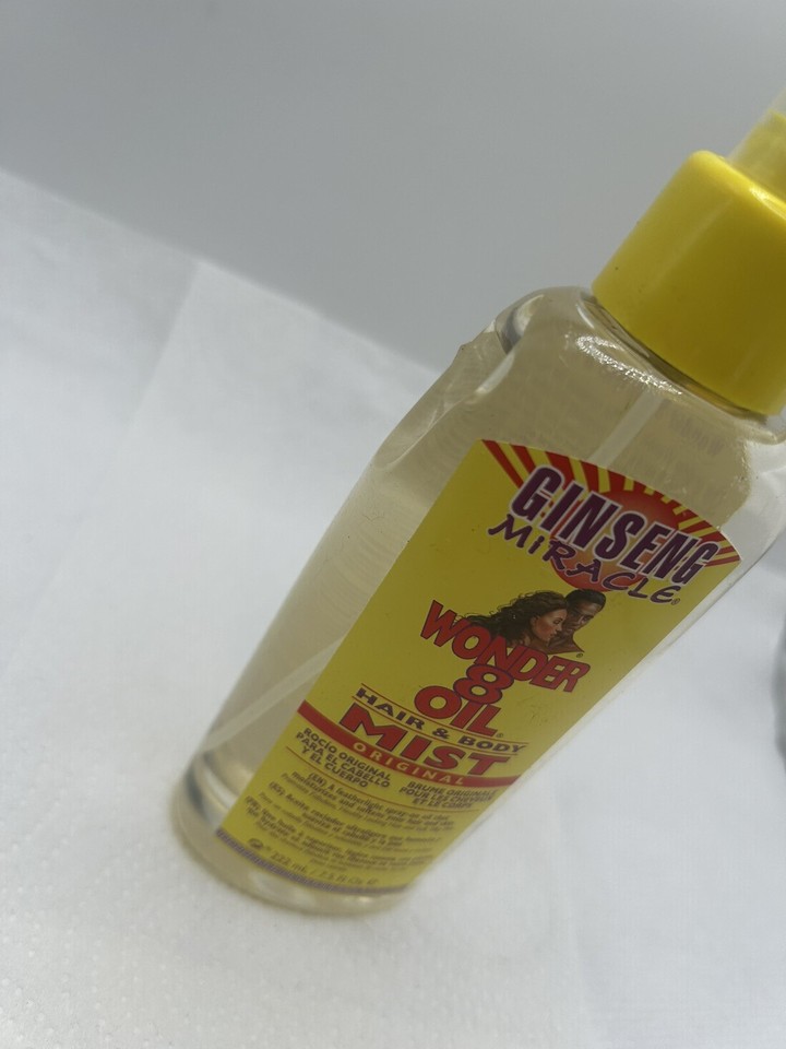 Ginseng Miracle Wonder 8 Oil Hair & Body Mist Original 1 Bottle DENTED