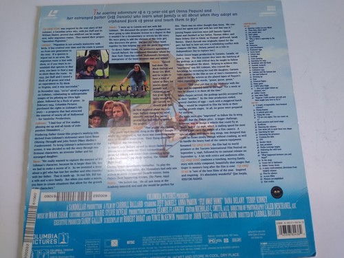 Fly Away Home Laserdisc Movie Widescreen Edition Jeff Daniels Anna Paquin VG - Picture 2 of 4