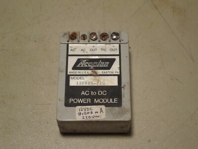 Acopian 24EB20 AC to DC Power Supply Module 105-125V-AC 24V-DC 0.2A, USED