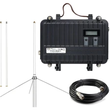 Retevis RT97 GMRS Repeater Kit Full Duplex Base Station &Antenna &Coaxial Cable