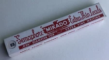 Vintage EAGLE MIKADO Mechanical Pencil Lead .9mm HB Black 4" NOS 12pk USA