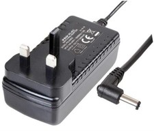 UK 12V 3A 3000mA AC-DC Adaptor Power Supply 5.5mm x 2.1mm Angled