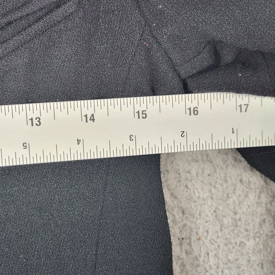 Blazer HENRI BENDEL Mujer Talla 8 Negro 100% Lana Virgen Forrado Hecho en Italia Foto 3 de 4