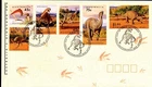 DINOSAURS PREHISTORIC ANIMALS FAUNA SET & S/S 1993 AUSTRALIA 2 FDC