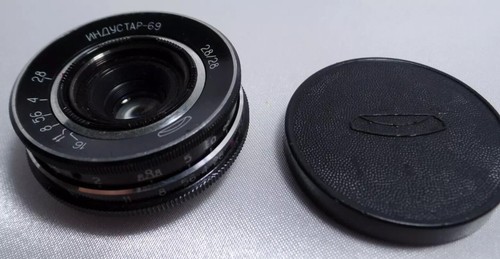 r Lente gran angular Industar-69 MMZ f2,8/28 mm para cámara M39 CHAIKA CHAJKA 1494 - Imagen 2 de 4