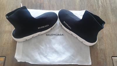 ORIGINAL Balenciaga Damen  Sneaker Speed Schwarz Gr.38 Logo NP. 550,00