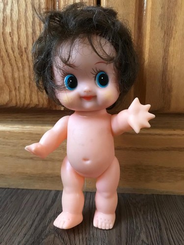 Vintage Kewpie (Cupie) 8"Poseable Soft Vinyl Rubber Toy Girl Doll Movable Joints