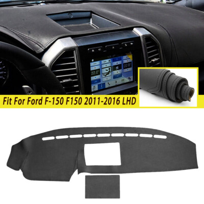 leather DashMat Dashboard Cover Rutschfest Sonne Für Ford F-150 F150 11-16