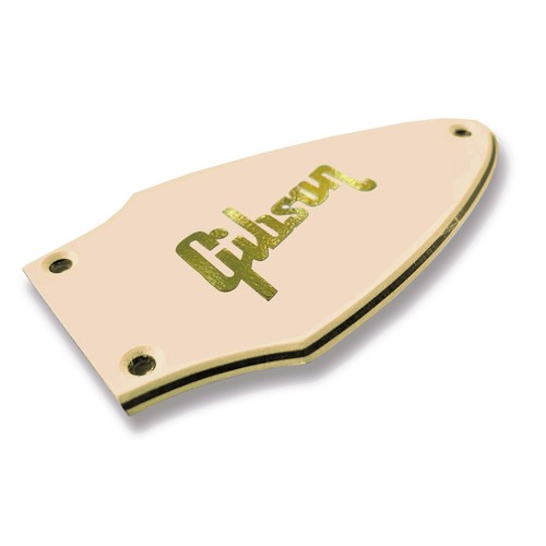 3 Ply Cream Truss Rod Cover for Late Model Gibson Flying V's + Gold Decal - Picture 2 of 5