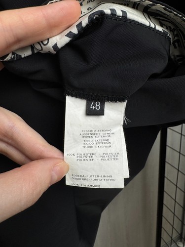 Moschino vintage nylon newspaper black coach bomber jacket - Picture 15 of 17