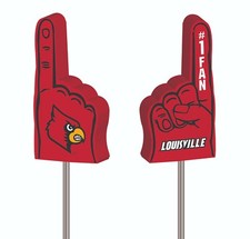 2 Louisville Cardinals #1 Fan Foam Antenna Toppers. Individually packed. A43