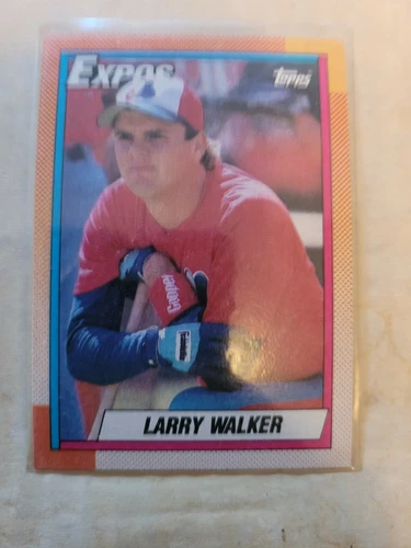 1990 TOPPS LARRY WALKER #757 NM