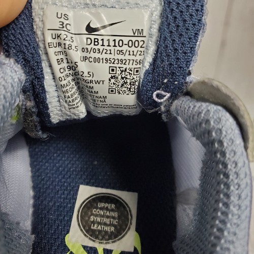 Nike Air Max 2021 TD 'Gohst Ashen Slate' db1110-002 Kids Toddler 3C Sneakers EUC - Picture 11 of 16