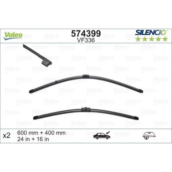 Valeo Wischblatt Scheibenwischer Vorne FüR BMW 3Er Cabriolet E93 Alpina B3-image