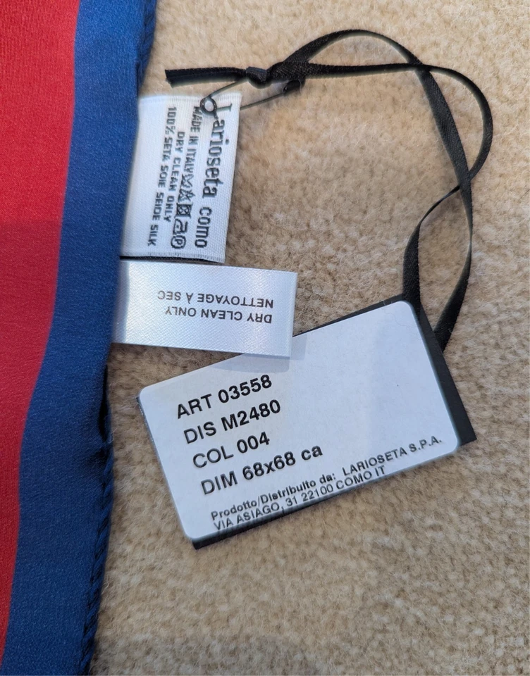 Bufanda de oso de juguete multicolor azul Moschino Foto 4 de 4