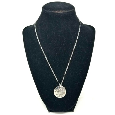 Pet Necklace Pendant ''Dogs Aren't My Whole Life...They Make My Life Whole'' Paw