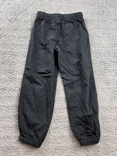 Cat & Jack Girl's Size XS (4-5) Jogger Pants Black - Picture 2 of 8