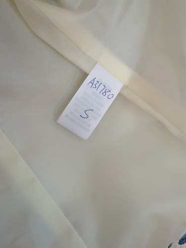 Appleseed’s Steppweste Damen Größe S. Botanischer Blumenmuster auf Creme - Bild 7 von 9