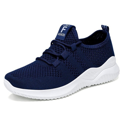 Women's Fitness Sports Flat Shoes Running Comfortable Breathable Trainers - Picture 9 of 23