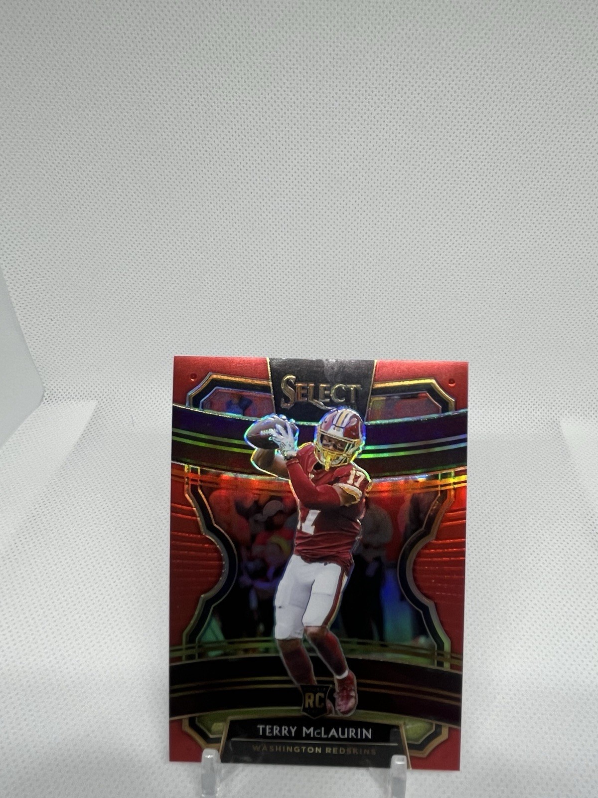 2019 Panini Select Concourse Terry McLaurin #89 Red Prizm /99 RC Commanders