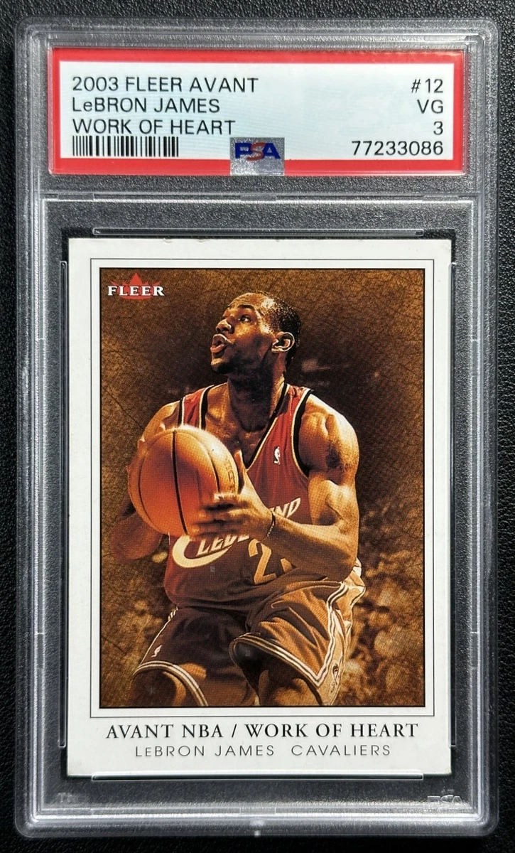 Fleer LeBron James Basketball Rookie Sports Trading Cards
