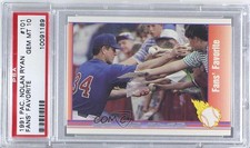 1991 Pacific Texas Express Nolan Ryan Fans' Favorite #101 PSA 10 GEM MT HOF 0q3