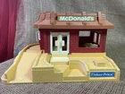 Vintage Fisher Price Little People McDonald's Restaurant Drive Thru Playset ONLY