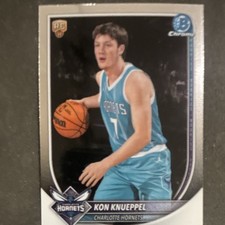 Topps Chrome Kon Knueppel RC Rookie #324 Charlotte Hornets 2024-25 Basketball