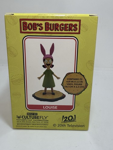 Juego Completo BOBS BURGERS 4" Vinilo Figura de Acción Lote CultureFly ¡Con Caja de Exhibición! - Imagen 9 de 24