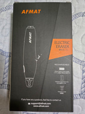 AFMAT Rechargeable Electric Eraser Kit Black/White Model X00234YB6V