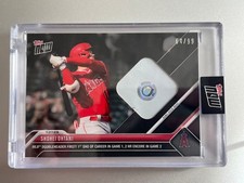 Shohei Ohtani 2023 Topps Now Complete Game 2HR Base Relic /99 Black