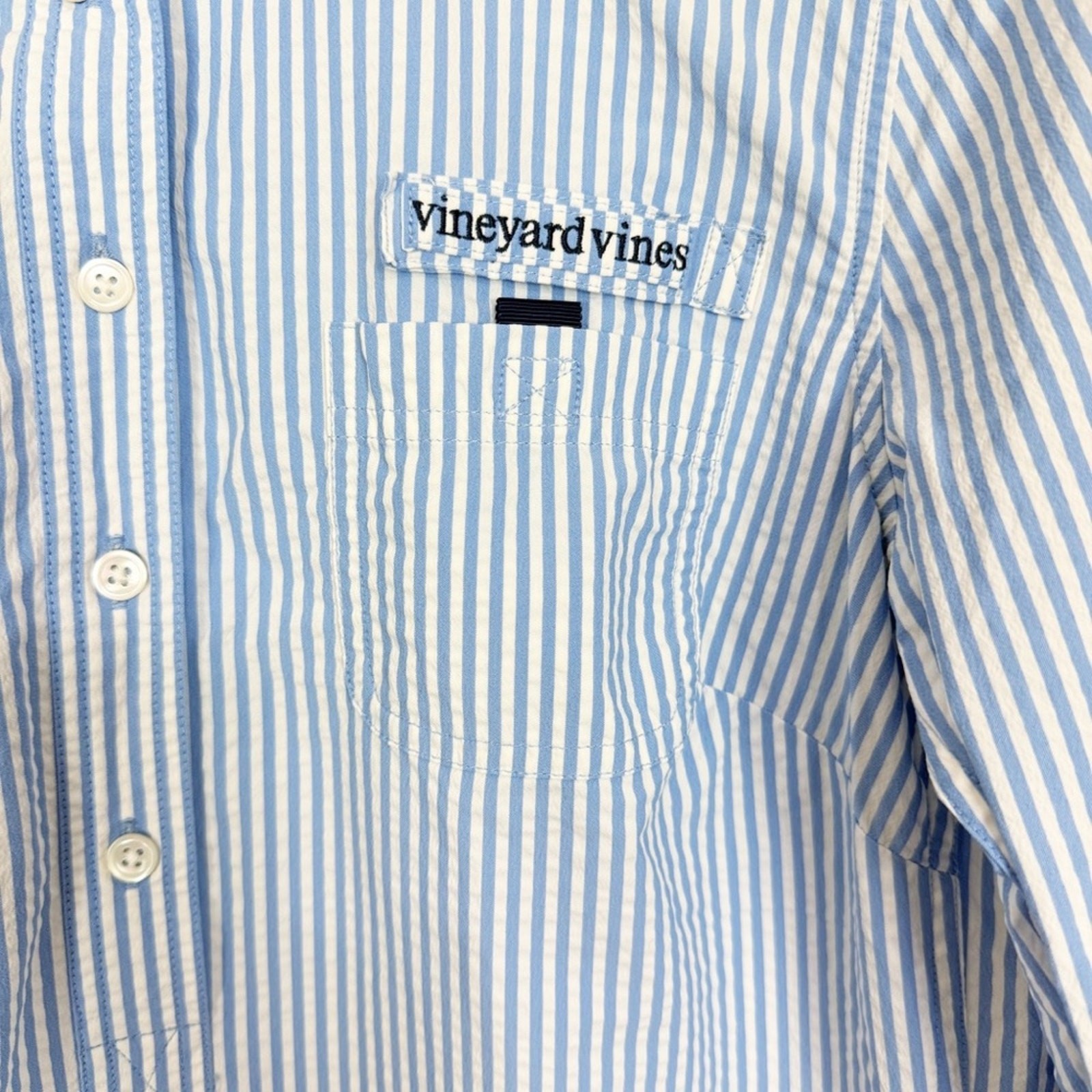 Vineyard Vines Performance Coverup Seersucker Str… - image 3