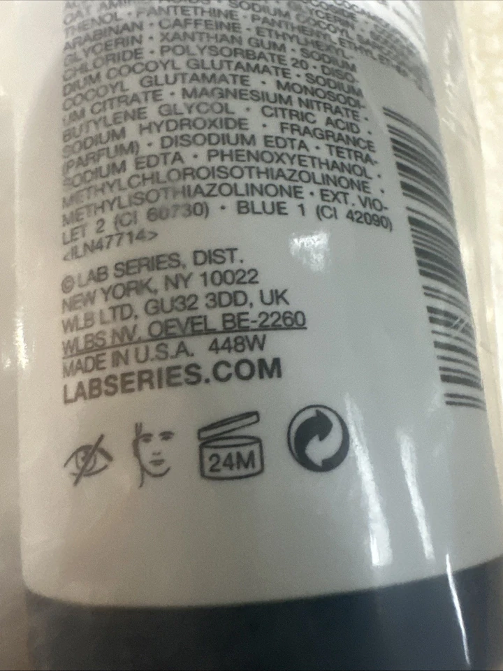 Gel de limpeza masculino Lab Series Daily Rescue 3,4 oz/100 ml novo lacrado - Imagem 4 de 4