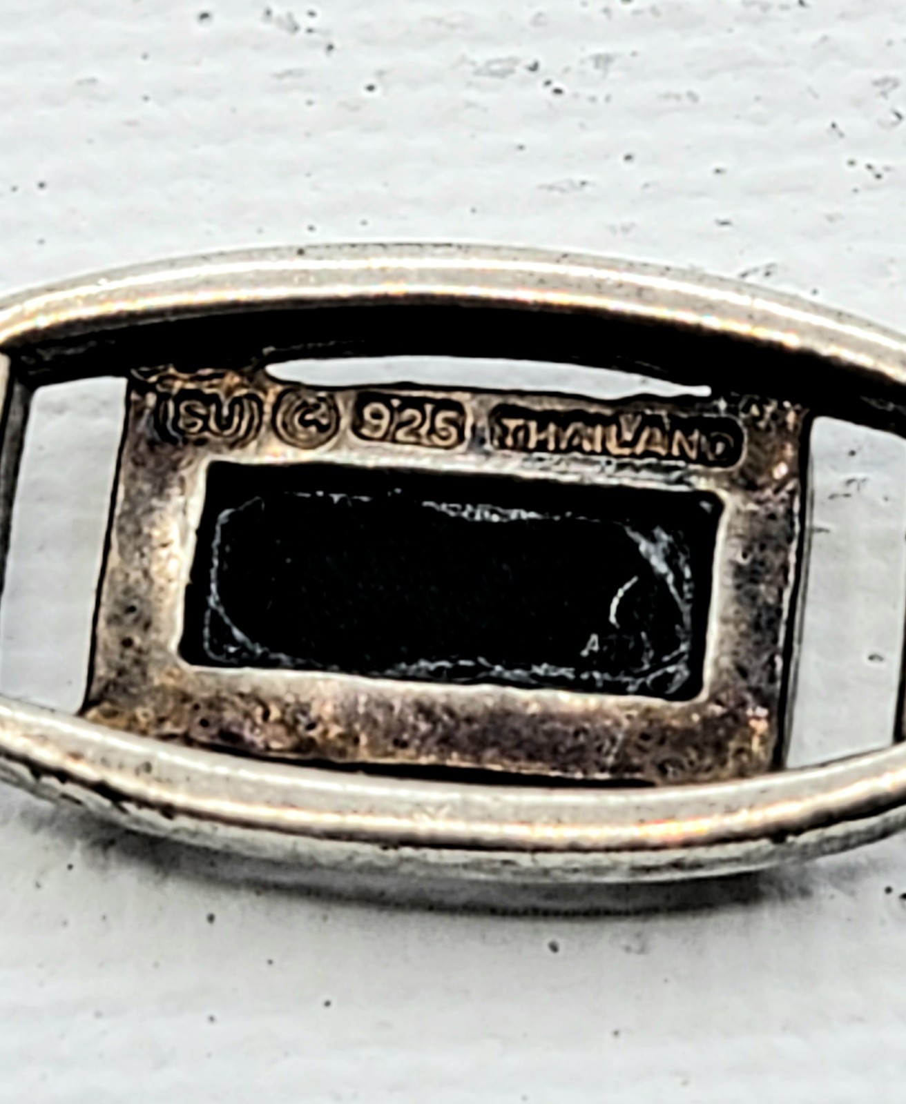 Sterling Silver Black Onyx Rectangular Dangle Dro… - image 10