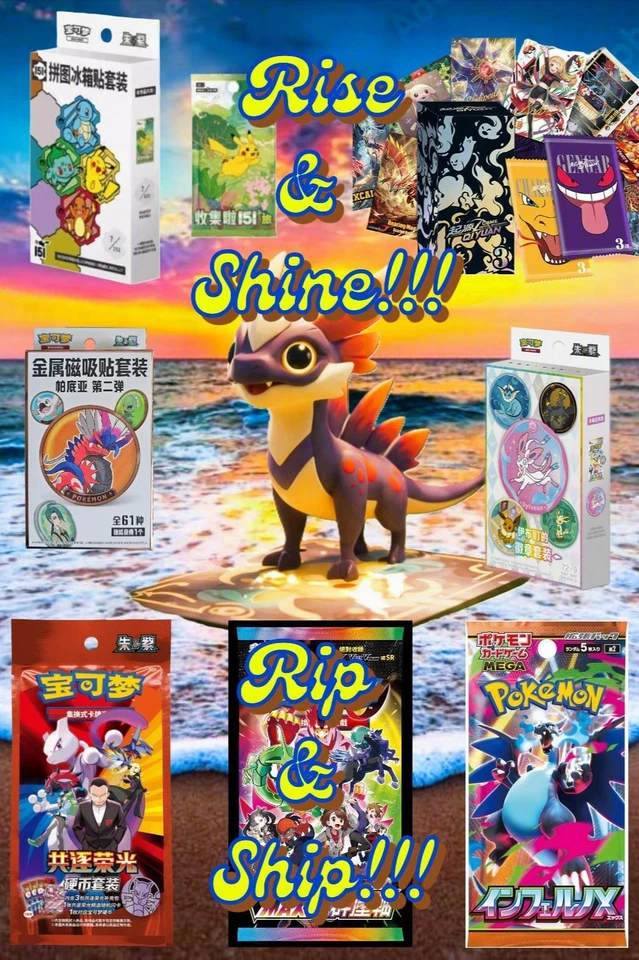 Tuesday Rise & Shine! Chasing Glory Together, Badge Sets, Magnetic Coins