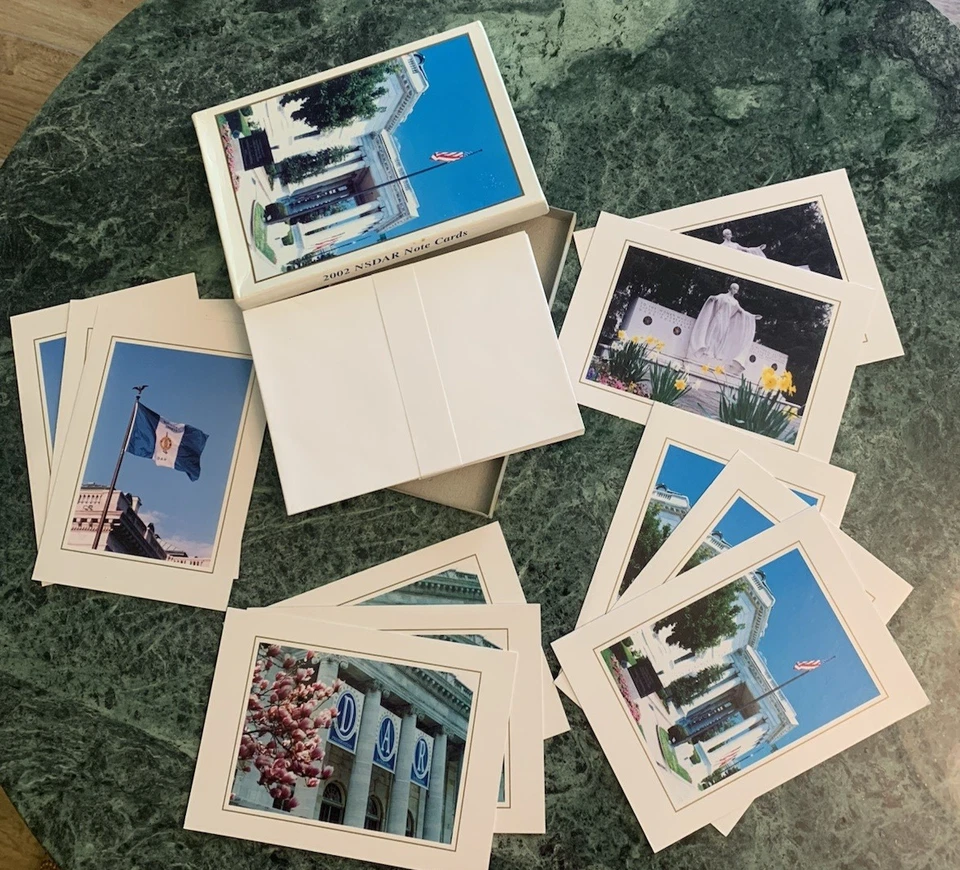 2002 National Society Daughters Of The American Revolution Note Cards  Set of 11 - Image 2 of 4