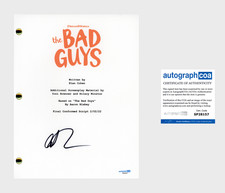 Anthony Ramos ‘The Bad Guys’ Signed Full Script Screenplay ‘Piranha’ ACOA