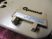 GARRARD TYPE A RC209 RC210 MANUAL On/ Off AUTOMATIC REJECT Trim Cover Turntable