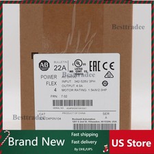 New AB 22A-D4P0N104 PowerFlex 4- 1.5 kW 2 HP AC Drive