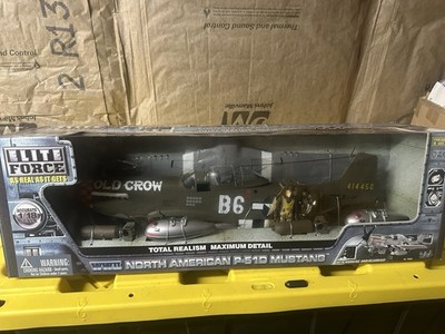 1:18, Blue Box, Elite Force, P-51D Mustang, Old Crow, Bud Anderson, 21625, 020