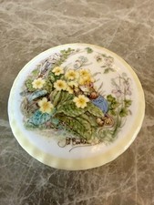 Vintage Royal Doulton Brambly Hedge "Spring" Trinket Box Jill Barklem Bone China
