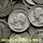 90% SILVER QUARTER VF-XF (Random Date Washington or Standing Liberty)