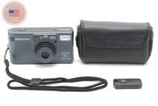 NEAR MINT w/case Pentax ESPIO 80 Black Point Shoot 35mm Film Camera JAPAN