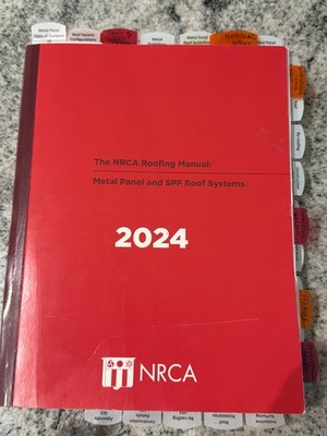 4 NRCA Roofing Manual book bundle and Roofing Construction and estimate book