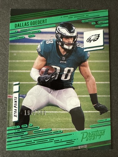 2021 Prestige Dallas Goedert Xtra Points Green /199 #110 - Picture 1 of 5