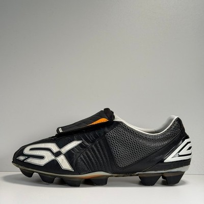 Umbro SX Valor II Ultra Soccer Boots Mens 10.5 Black/White Leather