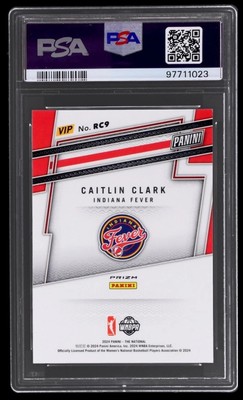 2024 Panini NCSS VIP Gold White Sparkle Prizm #RC9 Caitlin Clark