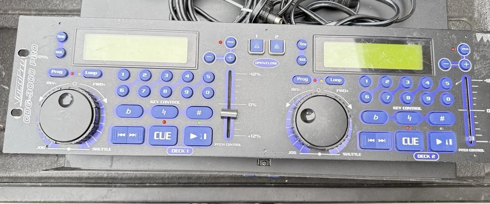 Vocopro CDG-8800 Pro DJ Karaoke Dual CD Controller Rack Mount - Image 3 of 4