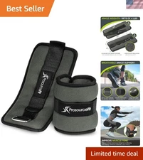 Adjustable Ankle & Wrist Weights Set of 2, Comfort Fit 1-5 lbs - For Men & Women